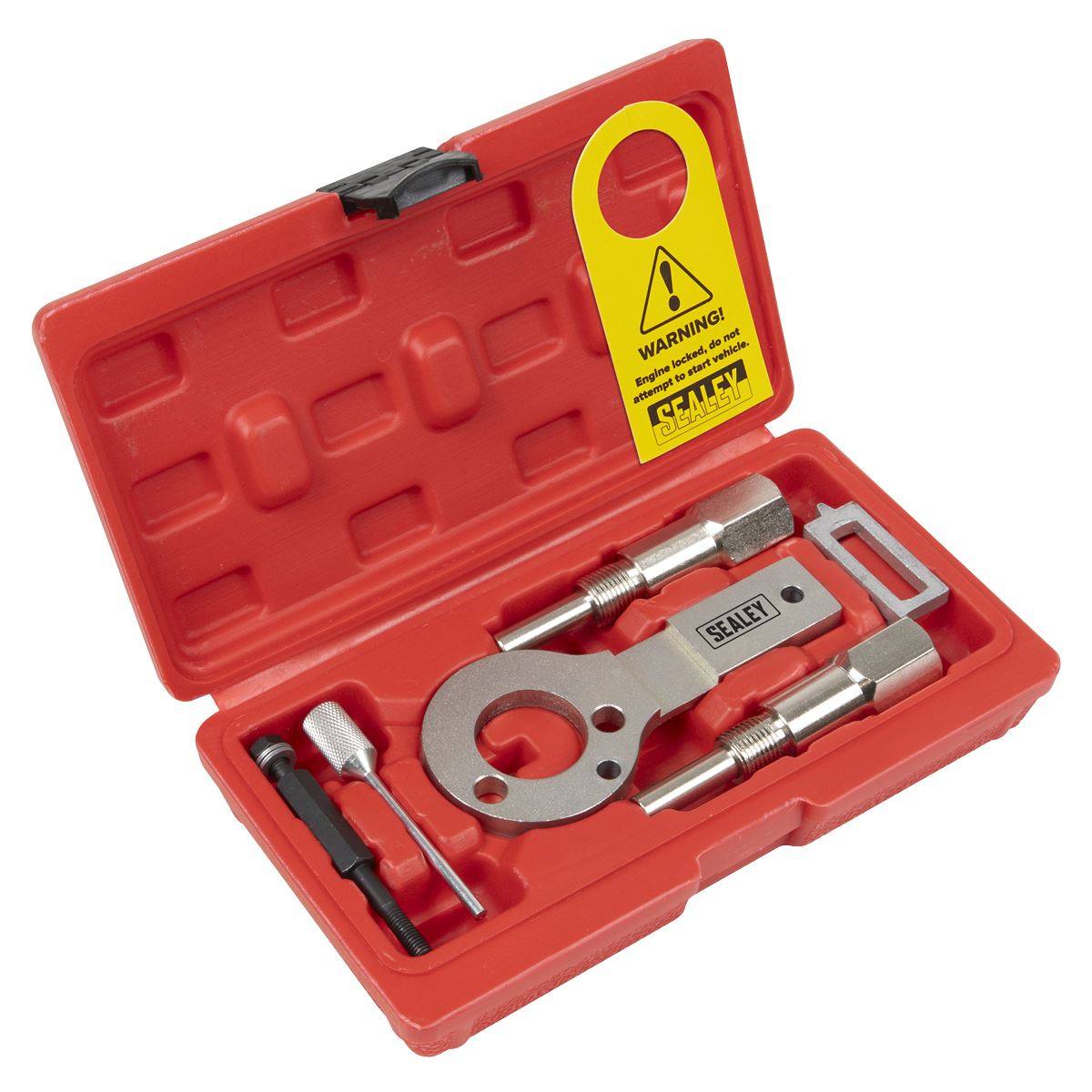 Sealey VSE5886A Diesel Engine Timing Tool Kit - for GM Saab 1.9D CDTi/TiD/TTiD 2.0D CDTi - Belt Drive Sealey