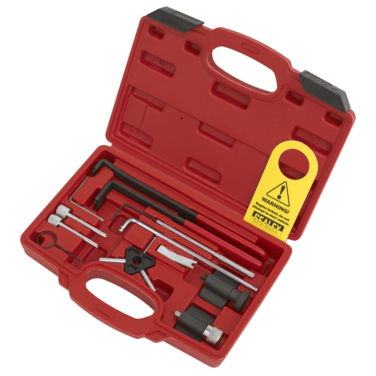 Sealey VSE5951 Diesel Engine Timing Tool Kit - for VAG Dodge Ford Mitsubishi - 1.2D/1.4D/1.6D/1.9D/2.0D - Belt Sealey