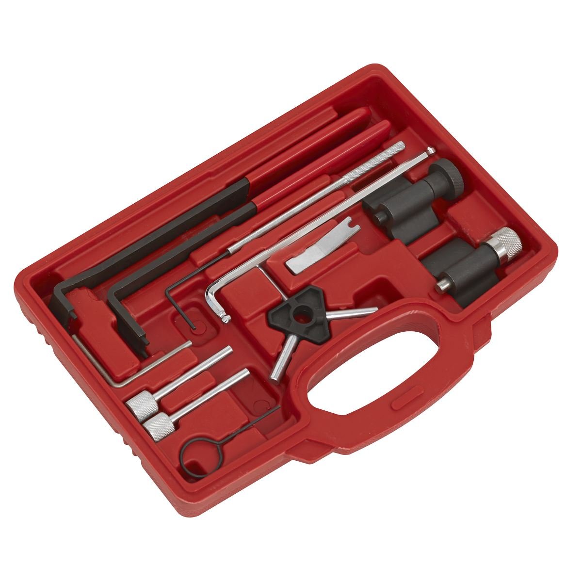 Sealey VSE5951 Diesel Engine Timing Tool Kit - for VAG Dodge Ford Mitsubishi - 1.2D/1.4D/1.6D/1.9D/2.0D - Belt Sealey