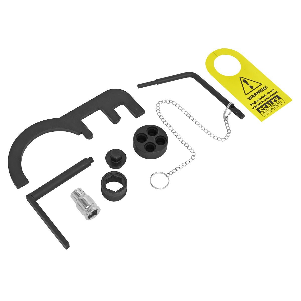 Sealey VSE6121A Diesel Engine Timing Tool Kit - for BMW/Mini 1.5D/1.6D/2.0D/3.0D - Chain Drive Sealey