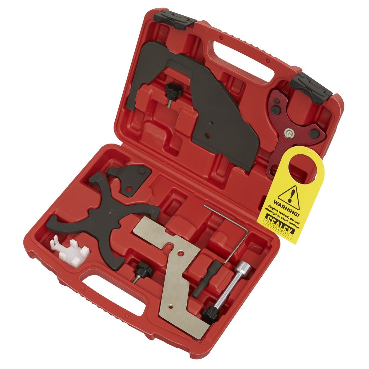 Sealey VSE6160 Petrol Engine Timing Tool Kit - for Ford Volvo Mazda 1.5 1.6 2.0 - Belt/Chain Drive Sealey