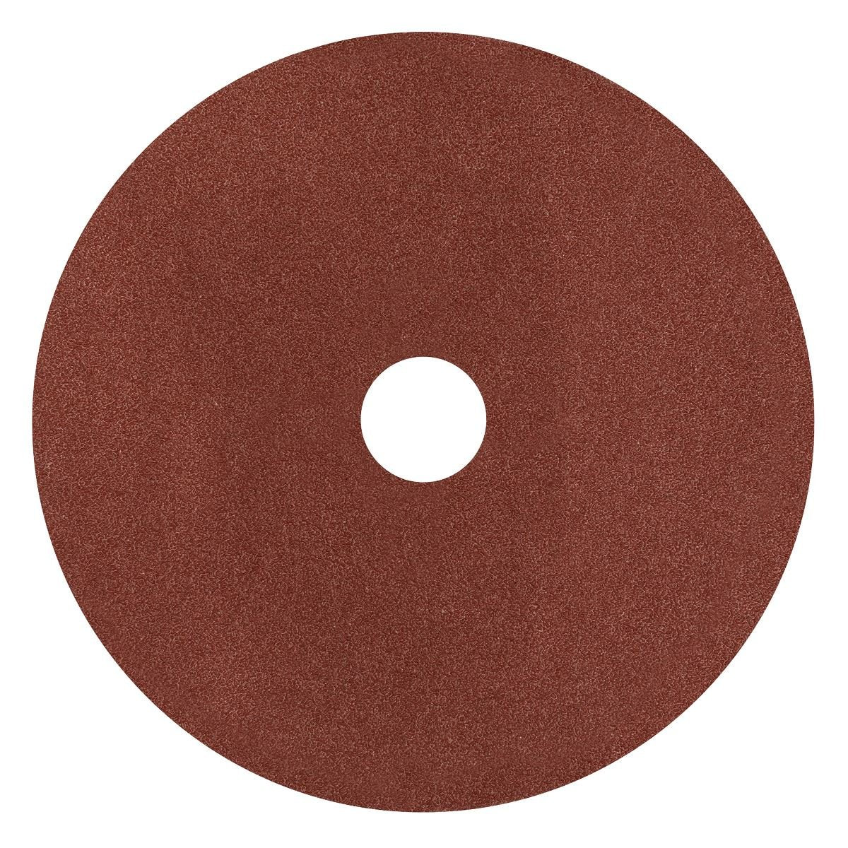 Sealey WSD4560 Fibre Backed Disc Ø115mm - 60Grit Pack of 25 Sealey