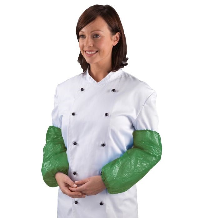 Shield DA01 Disposable Oversleeves Case of 2000 – Polythene One Size (Blue, White, Red, Green, Yellow) Shield