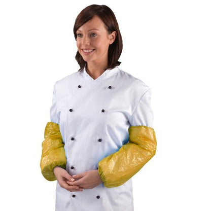 Shield DA01 Disposable Oversleeves Case of 2000 – Polythene One Size (Blue, White, Red, Green, Yellow) Shield