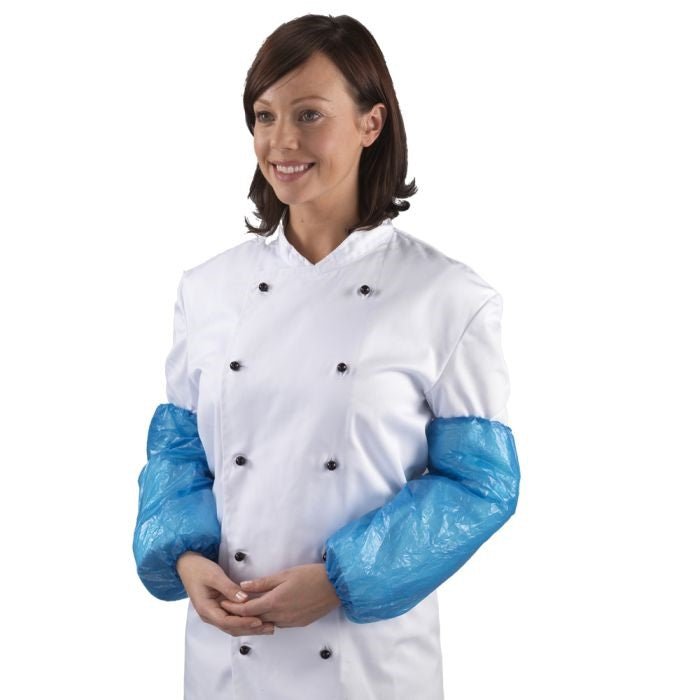 Shield DA01 Disposable Oversleeves Case of 2000 – Polythene One Size (Blue, White, Red, Green, Yellow) Shield