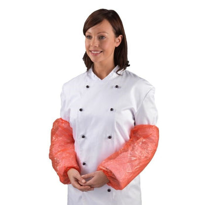 Shield DA01 Disposable Oversleeves Case of 2000 – Polythene One Size (Blue, White, Red, Green, Yellow) Shield