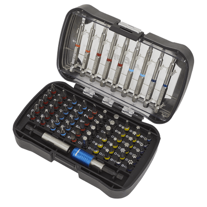 Siegen S01038 Power Tool Bit Set 71pc Colour-Coded S2 Siegen