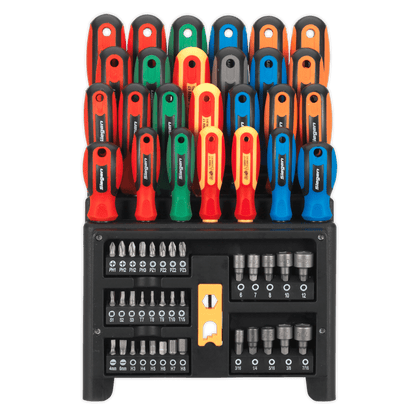 Siegen S01152 Screwdriver Bit & Nut Driver Set 61pc Siegen