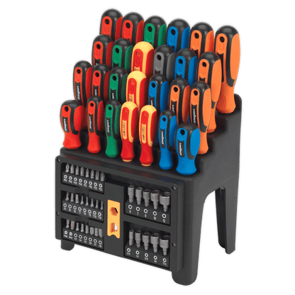 Siegen S01152 Screwdriver Bit & Nut Driver Set 61pc Siegen