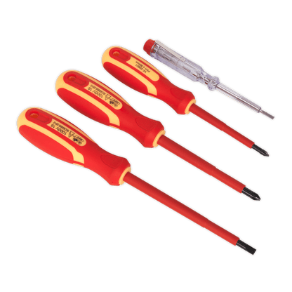 Siegen S01155 Electrician's Screwdriver Set 4pc VDE Approved Siegen
