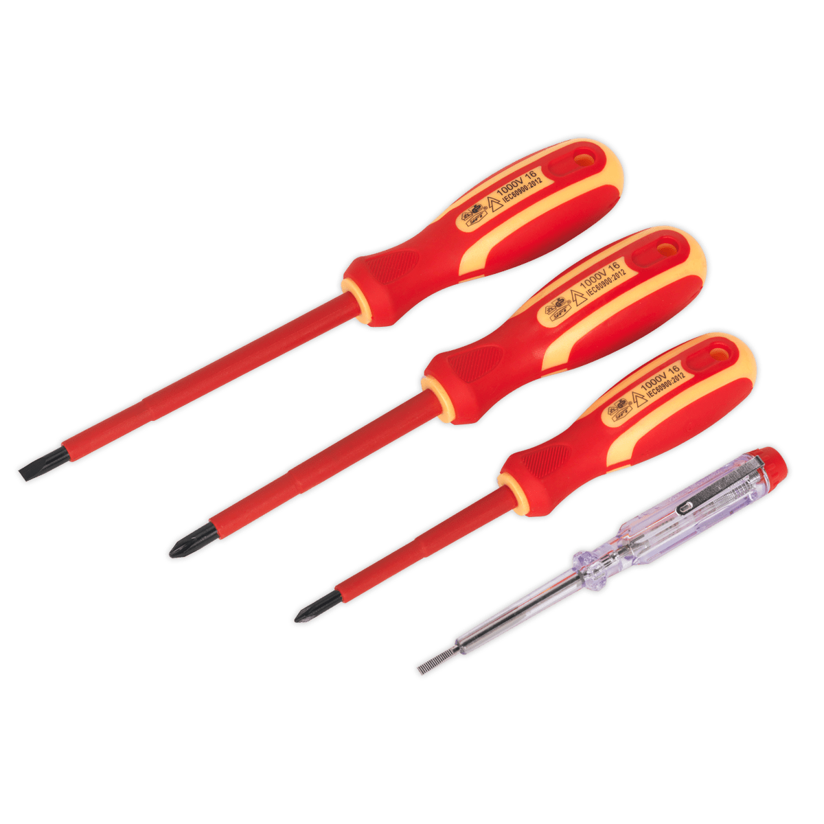 Siegen S01155 Electrician's Screwdriver Set 4pc VDE Approved Siegen
