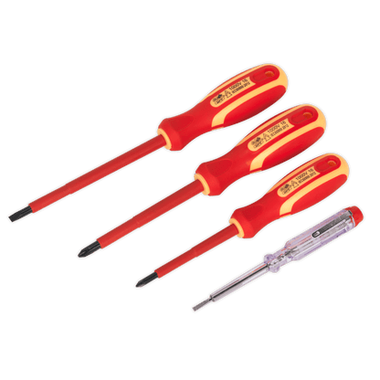 Siegen S01155 Electrician's Screwdriver Set 4pc VDE Approved Siegen