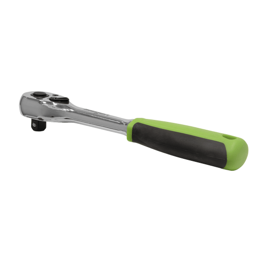 Siegen S01201 Ratchet Wrench 3/8"Sq Drive Pear-Head Flip Reverse Siegen