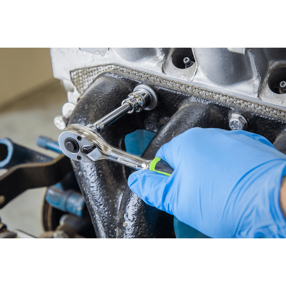 Siegen S01234 Socket Set 26pc 1/4"Sq Drive Metric Siegen