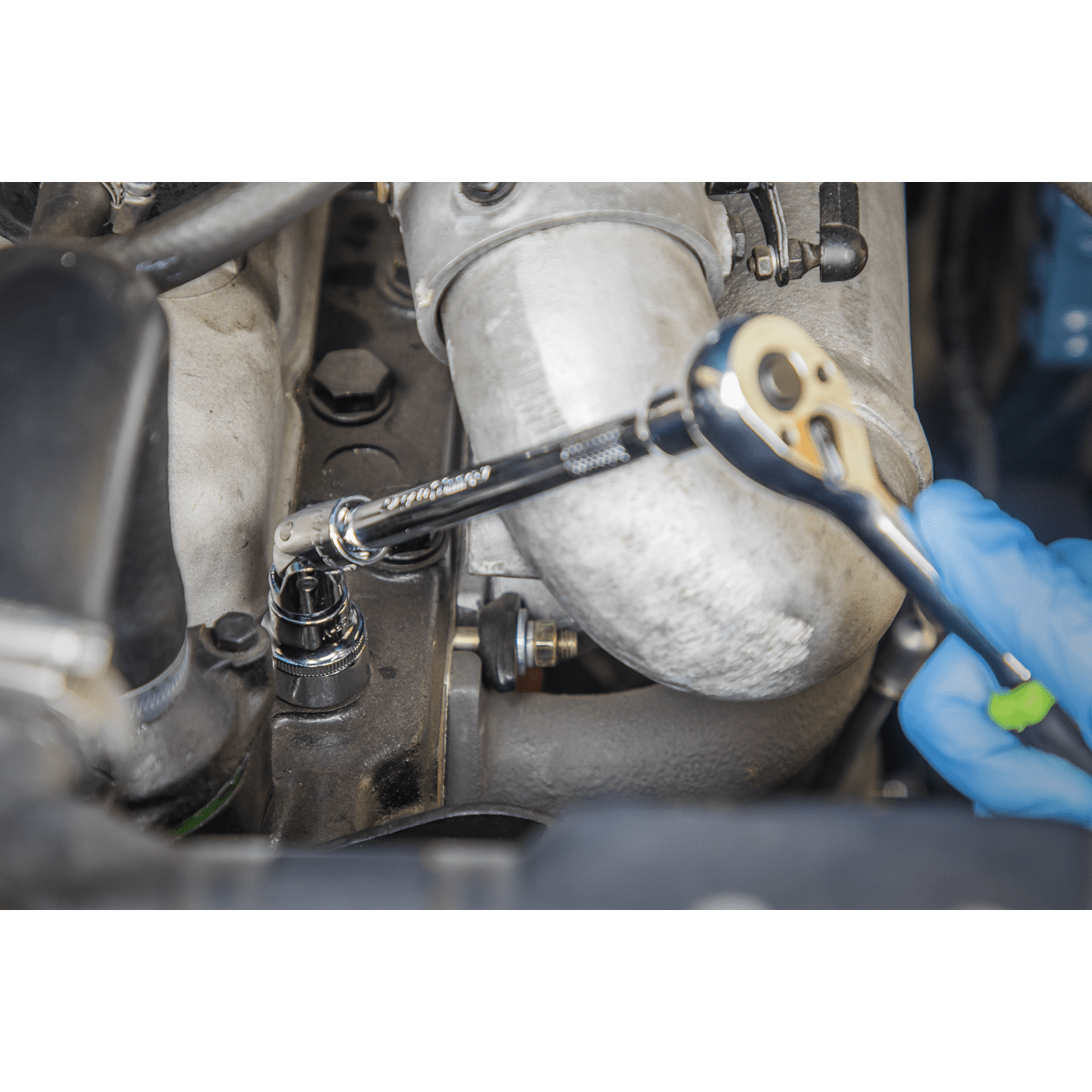 Siegen S01235 Socket Set 19pc 3/8"Sq Drive Metric Siegen