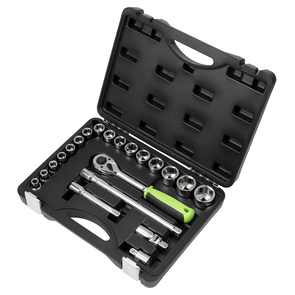 Siegen S01237 Socket Set 21pc 1/2"Sq Drive Metric Siegen