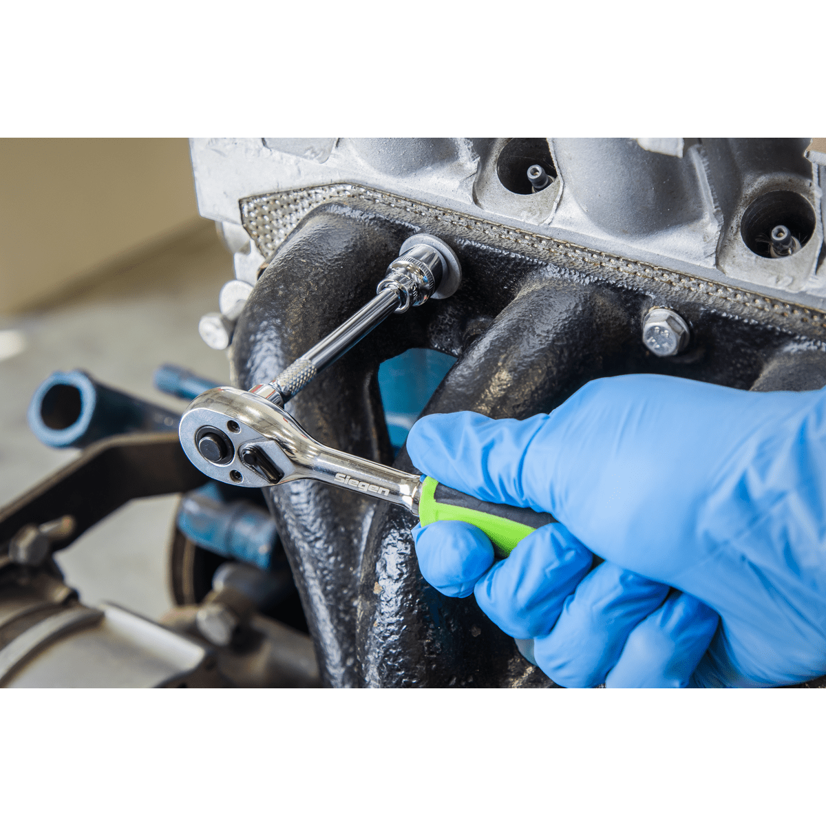 Siegen S01240 Socket Set 12pc 1/4"Sq Drive WallDrive® Metric Siegen