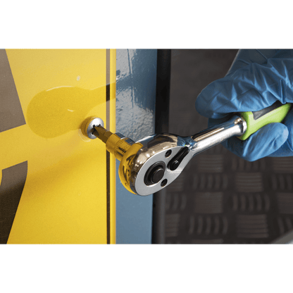 Siegen S01241 Socket & Socket Bit Set 27pc 1/4"Sq Drive WallDrive® Metric Siegen