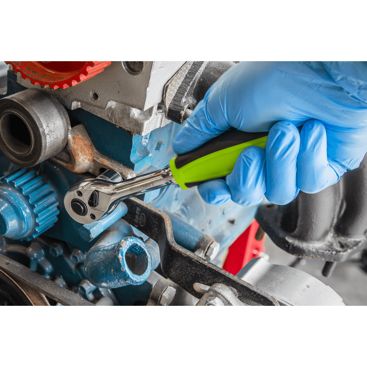 Siegen S01243 Socket Set 19pc 3/8"Sq Drive 6pt WallDrive® Metric Siegen