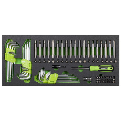 Siegen S01267 Top Chest & Rollcab Combination 6 Drawer with Tool Kit 247pc Siegen