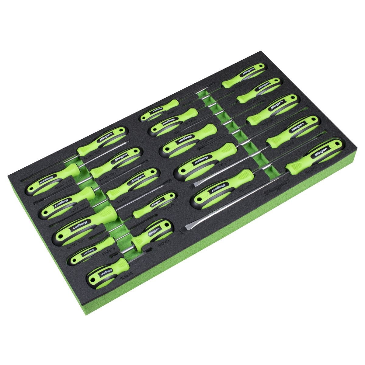 Siegen S01276 Tool Tray with Screwdriver Set 20pc Siegen