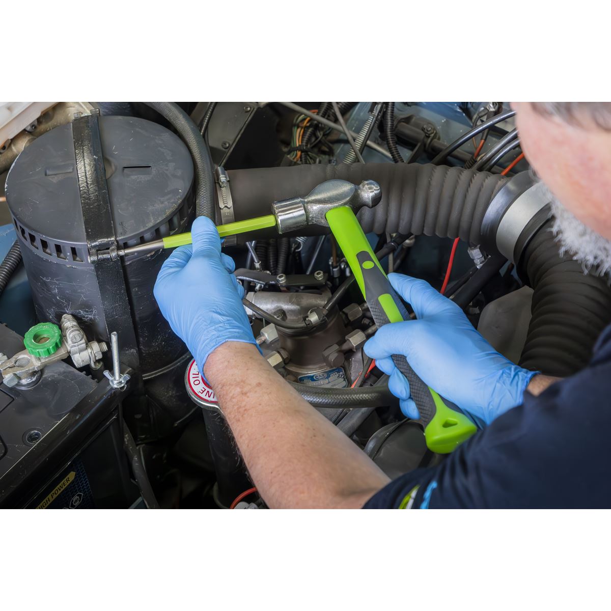 Siegen S01279 Tool Tray with Pry Bar, Hammer & Punch Set 23pc Siegen