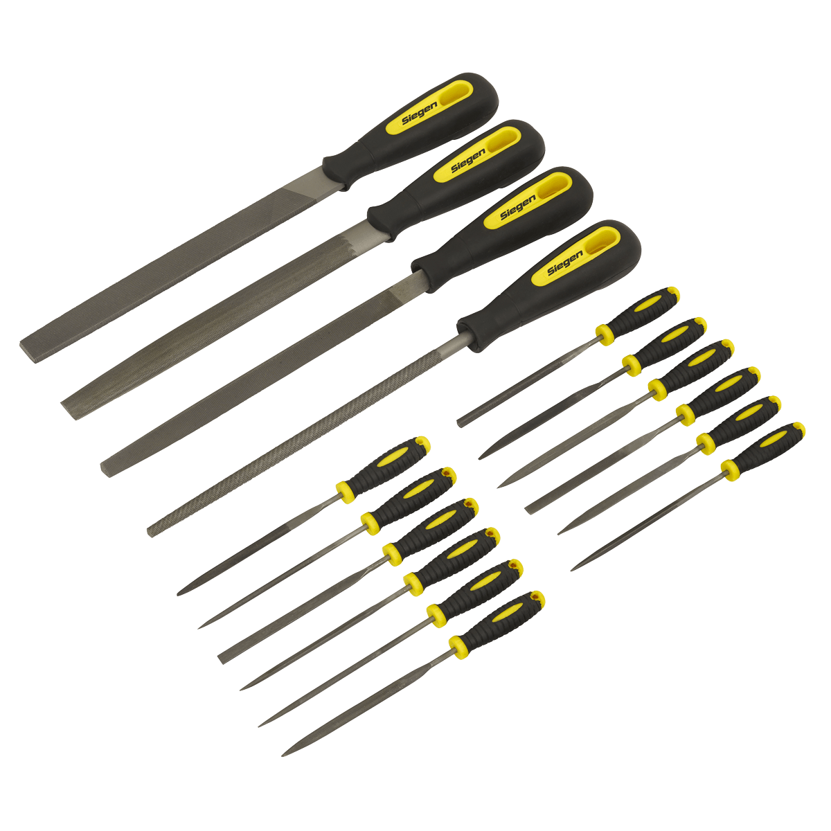 Siegen S05781 File Set 16pc Engineer's & Needle Siegen