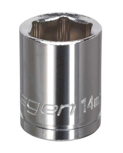 Siegen S0581 WallDrive® Socket 14mm 3/8"Sq Drive Siegen