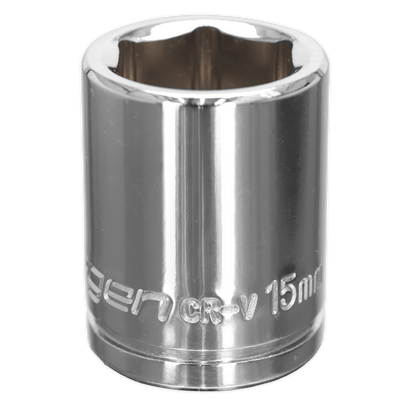 Siegen S0582 WallDrive® Socket 15mm 3/8"Sq Drive Siegen