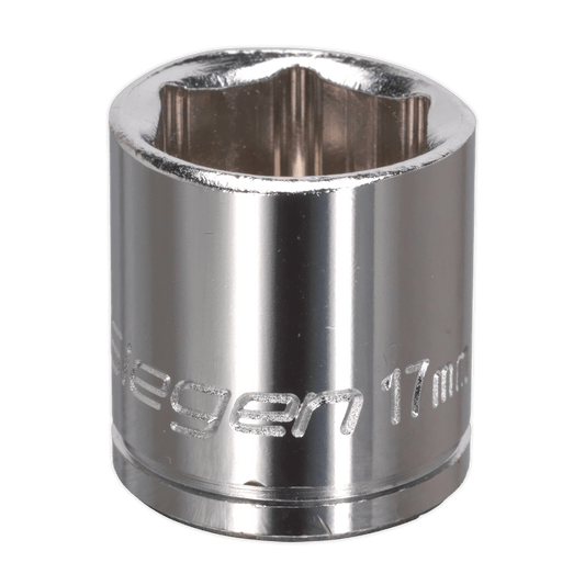 Siegen S0584 WallDrive® Socket 17mm 3/8"Sq Drive Siegen