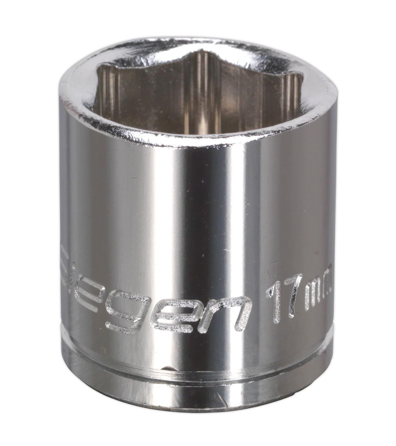 Siegen S0584 WallDrive® Socket 17mm 3/8"Sq Drive Siegen