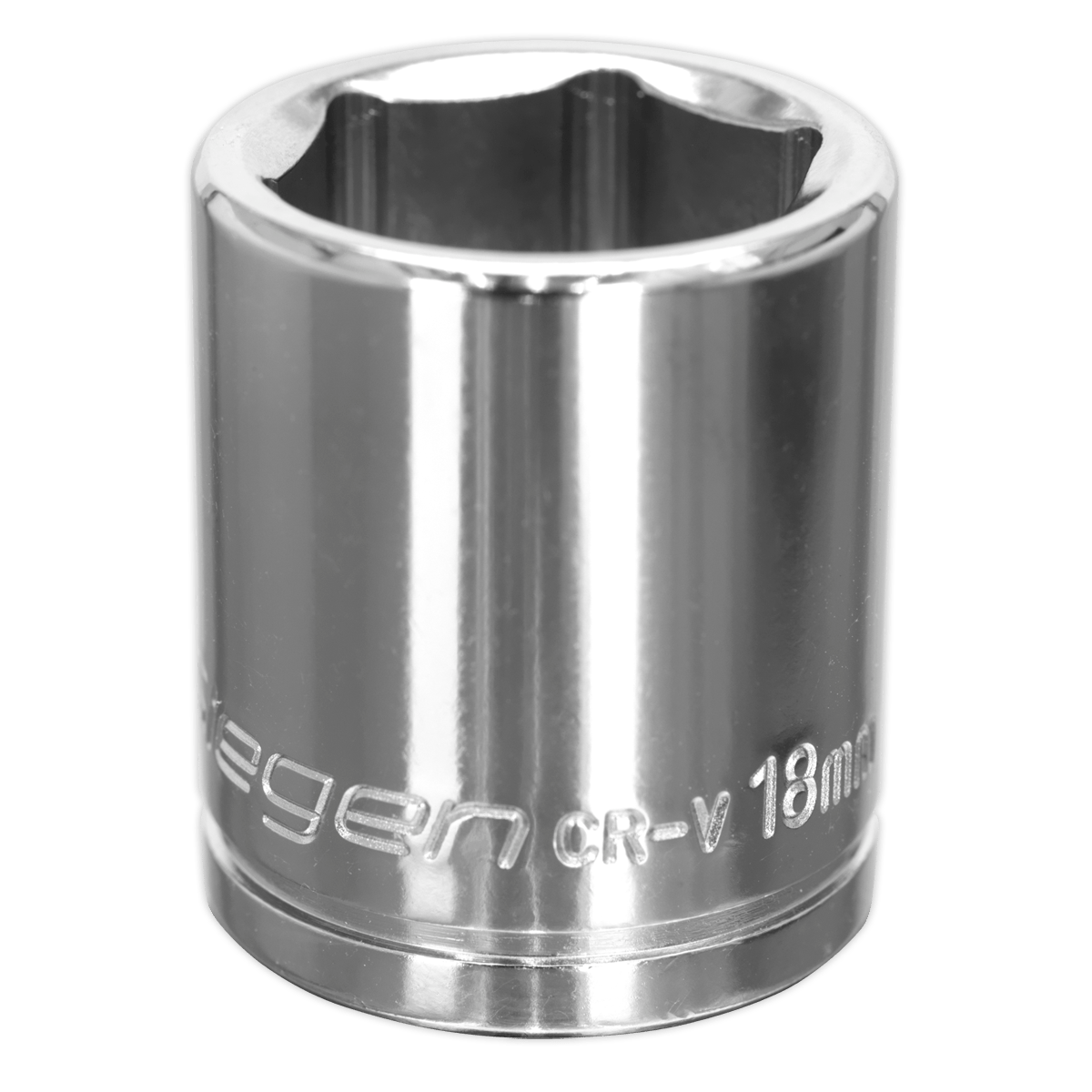 Siegen S0585 WallDrive® Socket 18mm 3/8"Sq Drive Siegen