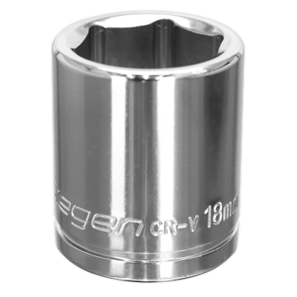 Siegen S0585 WallDrive® Socket 18mm 3/8"Sq Drive Siegen