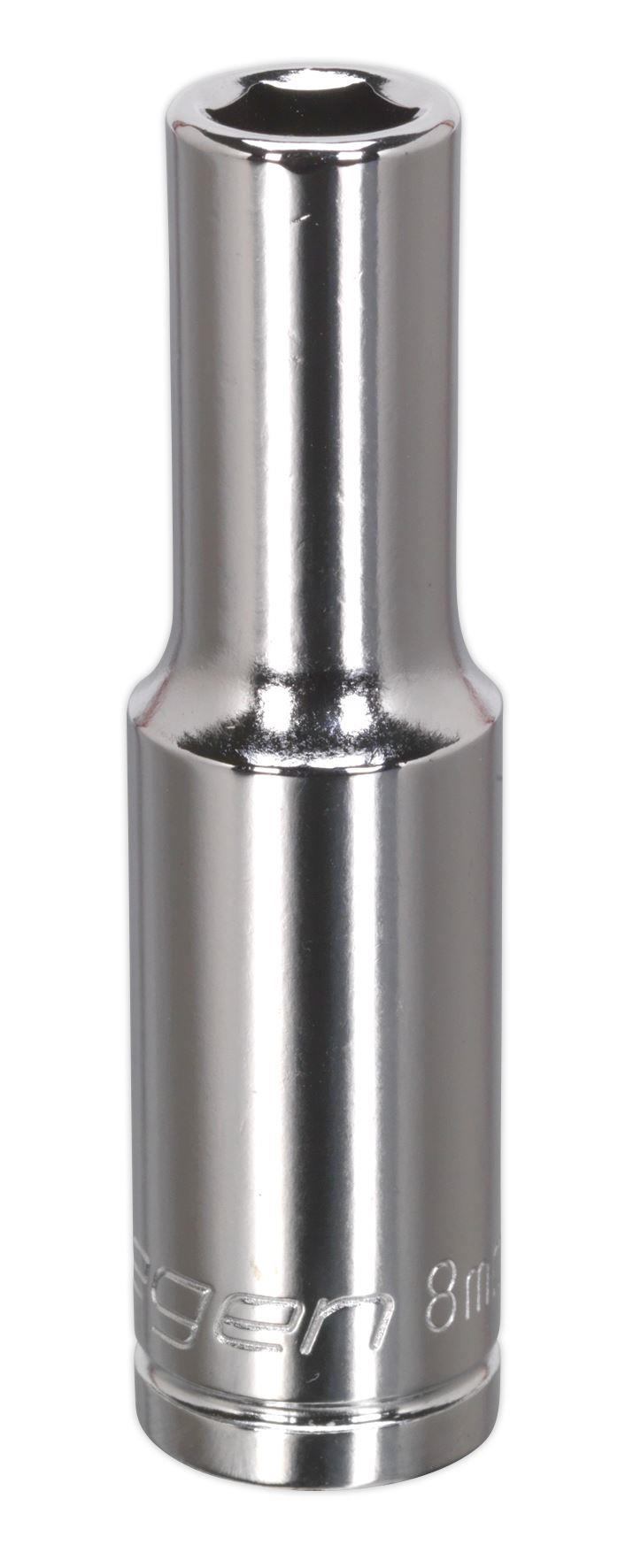 Siegen S0587 WallDrive® Socket 8mm Deep 3/8"Sq Drive Siegen