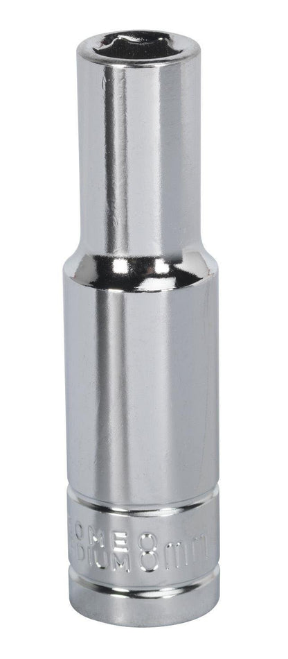 Siegen S0587 WallDrive® Socket 8mm Deep 3/8"Sq Drive Siegen