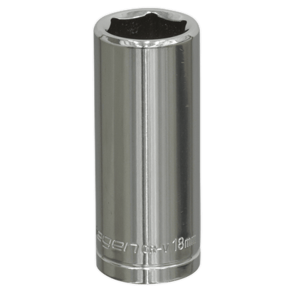 Siegen S0596 WallDrive® Socket 18mm Deep 3/8"Sq Drive Siegen