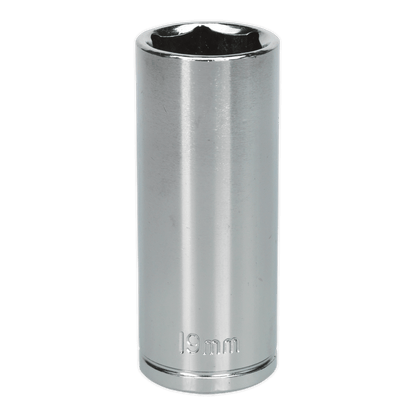 Siegen S0597 WallDrive® Socket 19mm Deep 3/8"Sq Drive Siegen