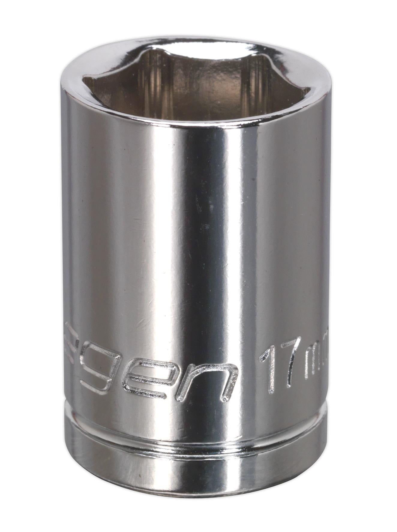 Siegen S0655 WallDrive® Socket 17mm 1/2"Sq Drive Siegen