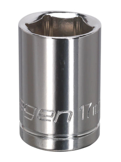Siegen S0655 WallDrive® Socket 17mm 1/2"Sq Drive Siegen