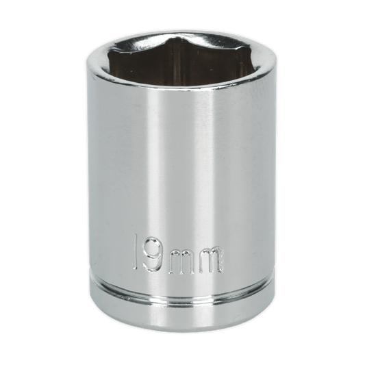 Siegen S0657 WallDrive® Socket 19mm 1/2"Sq Drive Siegen