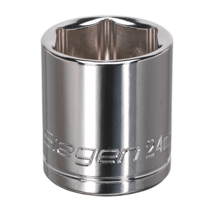 Siegen S0661 WallDrive® Socket 24mm 1/2"Sq Drive Siegen
