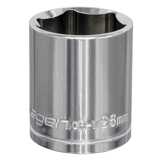 Siegen S0662 WallDrive® Socket 26mm 1/2"Sq Drive Siegen