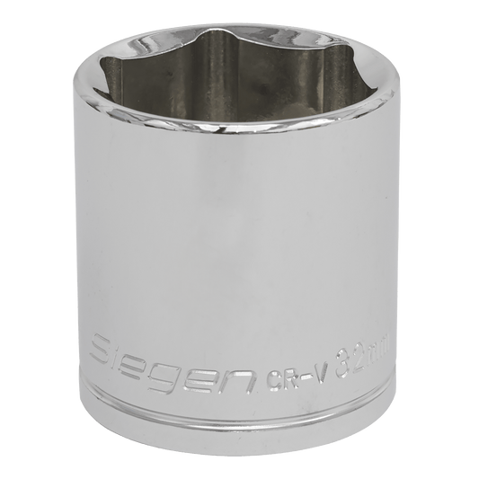 Siegen S0665 WallDrive® Socket 32mm 1/2"Sq Drive Siegen