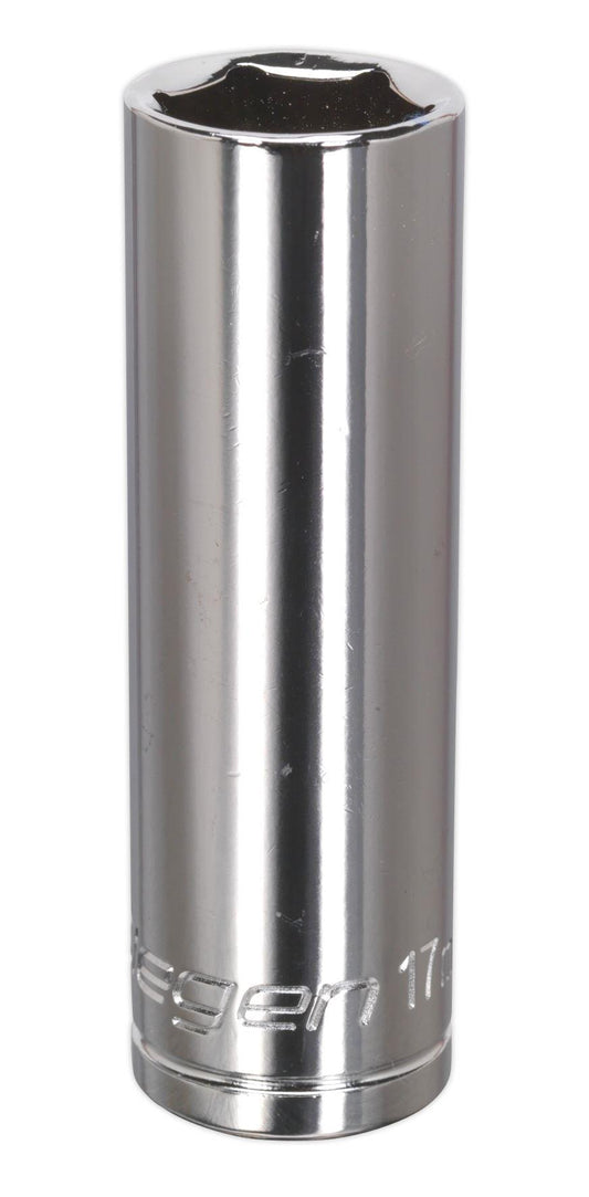 Siegen S0673 WallDrive® Socket 17mm Deep 1/2"Sq Drive Siegen