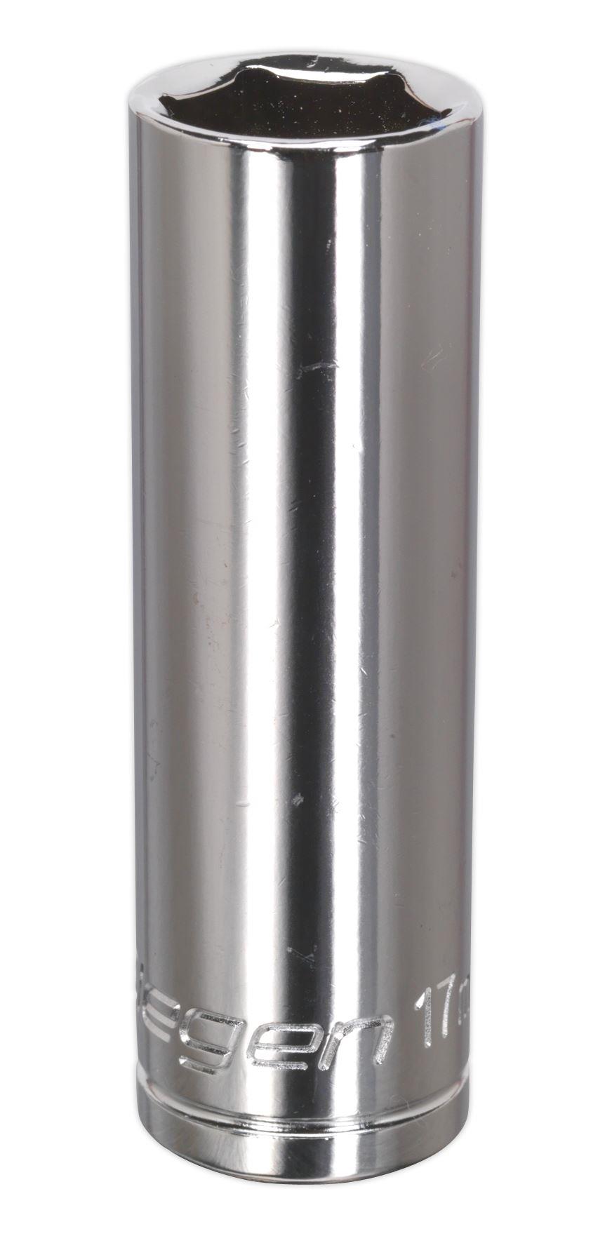 Siegen S0673 WallDrive® Socket 17mm Deep 1/2"Sq Drive Siegen