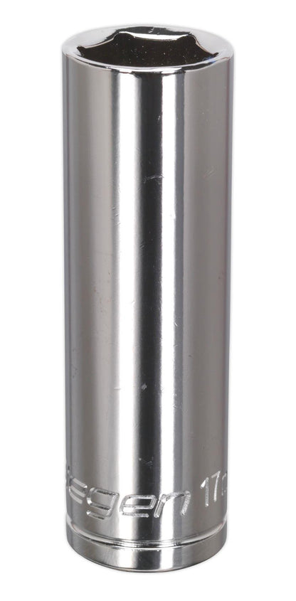Siegen S0673 WallDrive® Socket 17mm Deep 1/2"Sq Drive Siegen