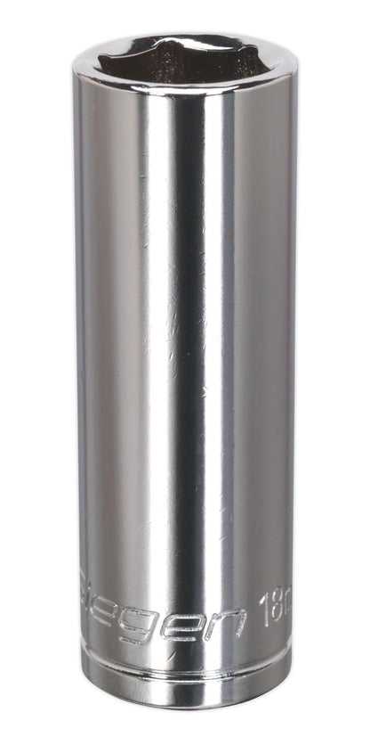 Siegen S0674 WallDrive® Socket 18mm Deep 1/2"Sq Drive Siegen