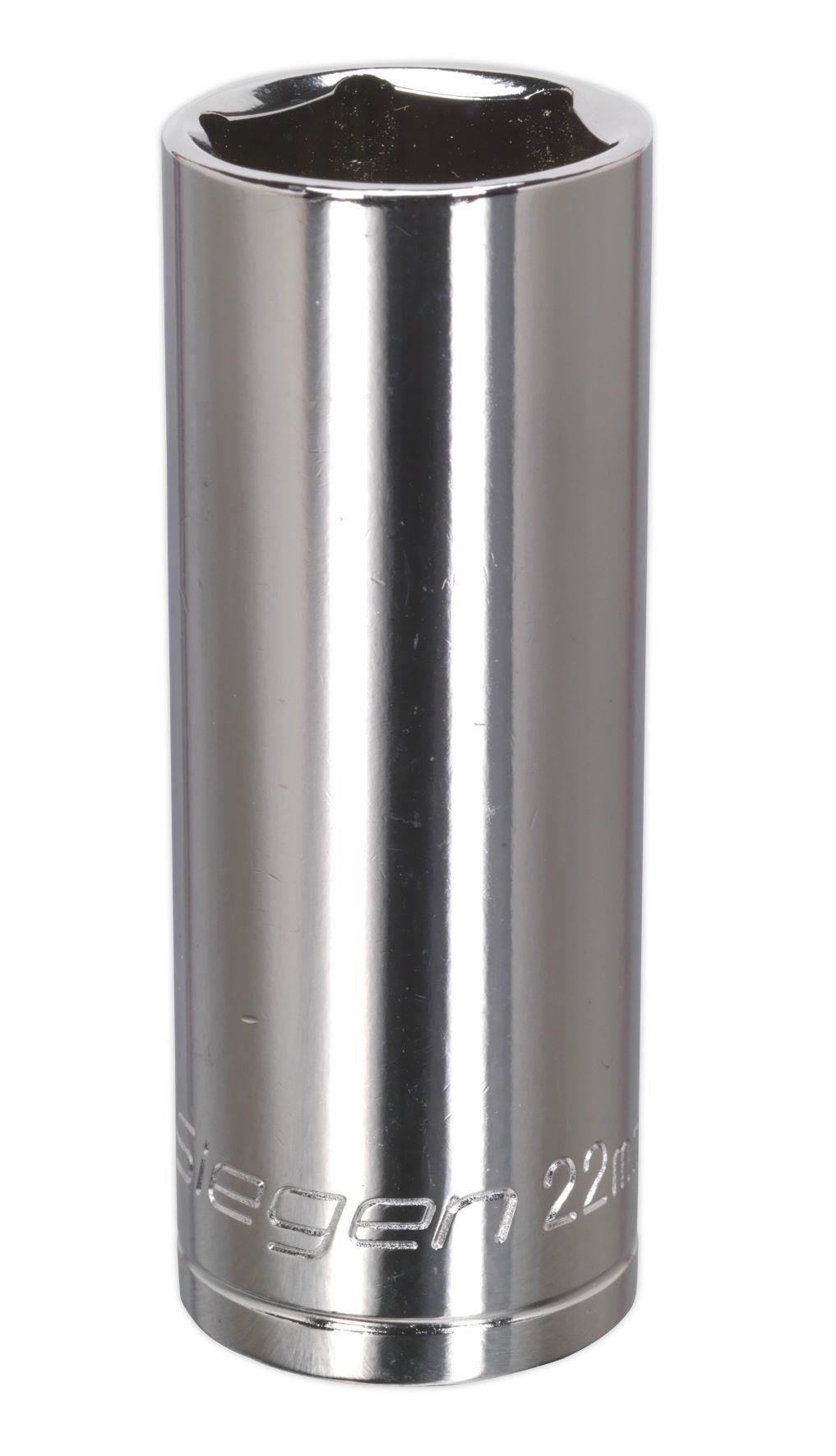 Siegen S0677 WallDrive® Socket 22mm Deep 1/2"Sq Drive Siegen