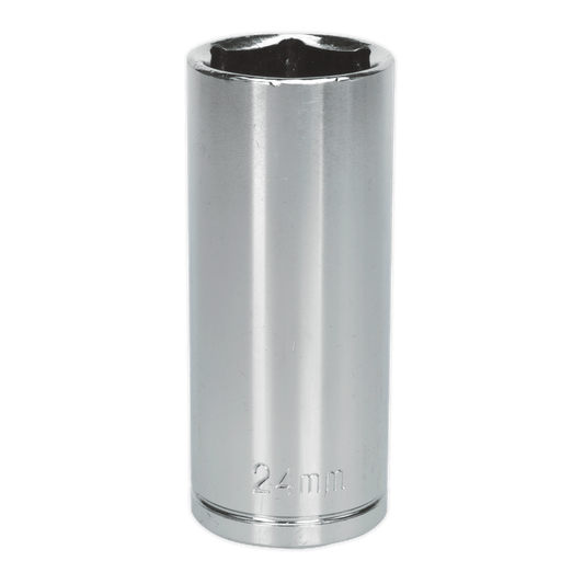 Siegen S0679 WallDrive® Socket 24mm Deep 1/2"Sq Drive Siegen