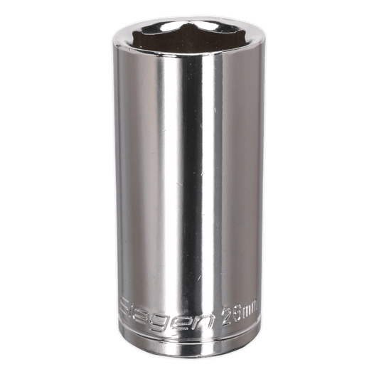 Siegen S0680 WallDrive® Socket 26mm Deep 1/2"Sq Drive Siegen